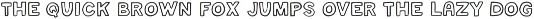 Alba Outline Marker Font preview