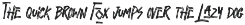Molaser Brush - Ink Brush Font font preview
