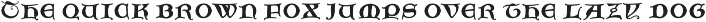 Antique Gothic Celtic Font preview