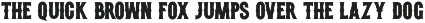 Thunder Mage Display Retro Font preview