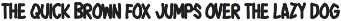 Funky Stamp Typeface preview