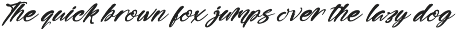 Higten Wasted Bold Handwritten Font preview