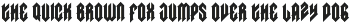 SAYAT BOLD BLACKLETTER TYPEFACE font preview