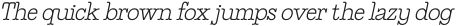 CS Gains Italic otf (400) Sample