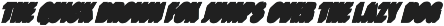 Akroma Font Display Sporty Font preview