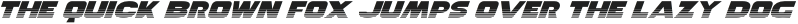 Sportify Gradation Slant Regular otf (400) Sample
