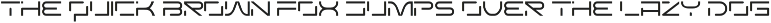 Techno Angelion Futuristic Font preview