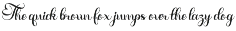Valentina Cursive font Script Font preview