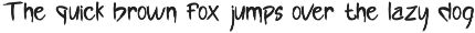 Thunder Brush - Brush Font preview