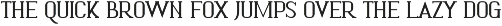 Qounsetra - Font preview