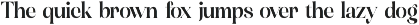 Mosbic Modern Luxury Serif preview