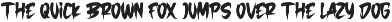 Samuraki japanese samurai font preview