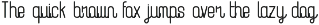 Azulla font preview