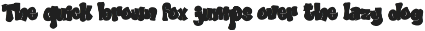 Party Pop, Bubble font preview