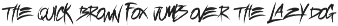Provesa - Brush Font font preview