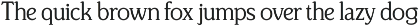 CS Bilges – Classic Font preview