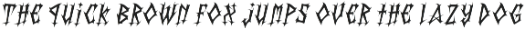 CS Wendigo – Black Metal Font preview
