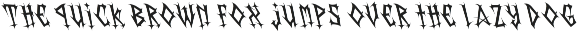 CS Wendigo – Black Metal Font preview