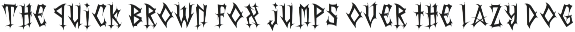 CS Wendigo – Black Metal Font preview