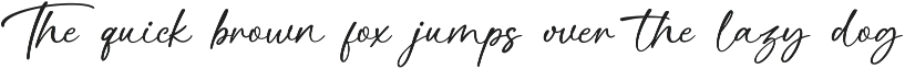 Handgone a handwritten font preview
