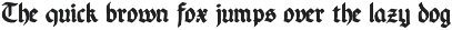 Graflicht Blackletter Font preview