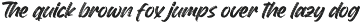 Rough Drown - Textured Brush Font preview