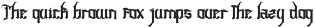 Rhoevad - Modern Blackletter Font font preview