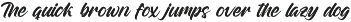Rough Streak Bold Brush Font preview