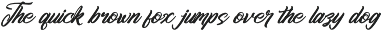 Janthika Kertylan Modern Brush Font preview