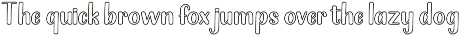 Handmade Farmhouse Outline font preview