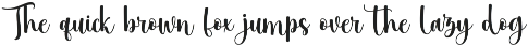 History Script font preview