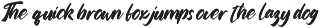 Summer Brush Script Brush Font preview