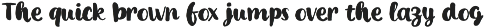 InkyWhirl Display Font preview