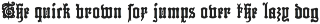 Decorative Gothic Display Font preview