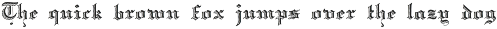 Decorative Hatched Blackletter Font font preview