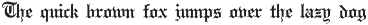 Rustic Old English Blackletter Font font preview