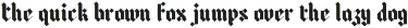 CS Weslia – Gothic Font preview