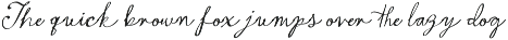 Montpellier Script font preview
