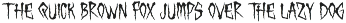 Rotten Valley - Horror Font font preview