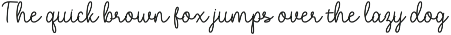 Gristo - monoline font preview