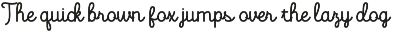 Harmonious - monoline stylish font preview