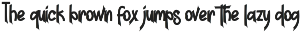 Nothing | Script Font preview