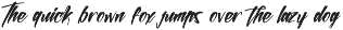 Sinthetic Virtual Modern Brush Font preview