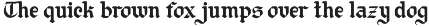 Blitch Modern Blackletter Tattoo preview
