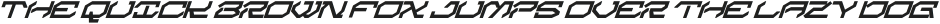 Space Cyber Italic otf (400) Sample