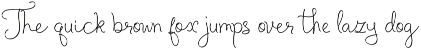 Hosaria Vesperine Handwriting Font preview