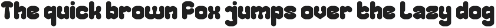Chubby Tech font preview