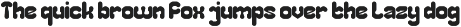 Chubby Tech font preview