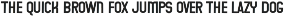 VARSITY font preview