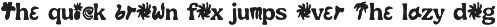 Sunroam Bold Retro Symbols Font Duo font preview